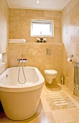 Bathroom at Willows Cottage, Northumberland