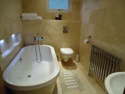 Bathroom at Willows Cottage, Northumberland