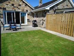 Garden at The Willows Self-catering Cottage, Northumberland