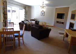 The Lounge at The Willows Cottage, Northumberland