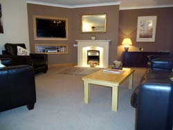 Lounge at The Willows Cottage, Northumberland